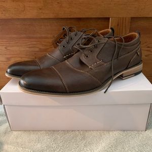Steve Madden Kesslo Brown Dress Shoes Cap Toe 11.5